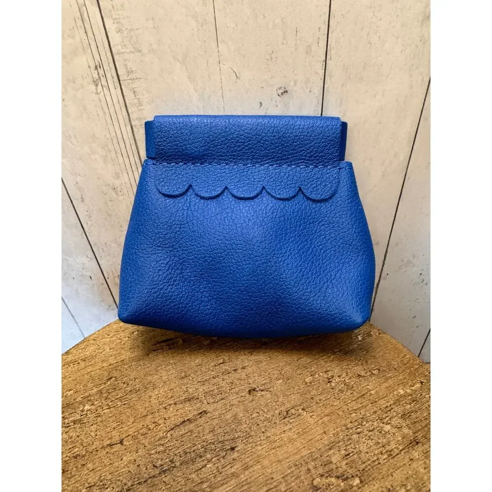 Portland Leather Penny Pouch SKY DIVE Penny Pouch FAST SHIP Blue Coin Purse